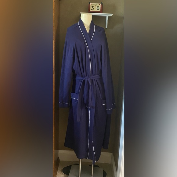 U2SKIIN Mens 100% Cotton Lightweight Knit Bathrobe; Size 2XL/3XL (48-52) - Picture 10 of 12